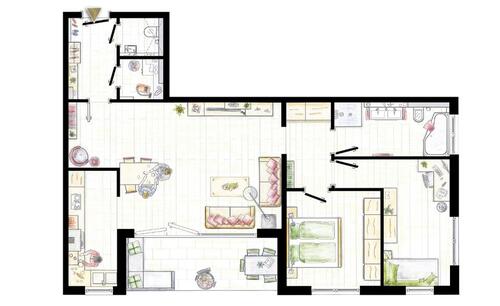 Foto - 3 Zimmer Etagenwohnung zur Miete in Öhringen