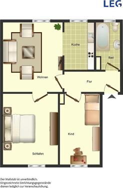 Foto - 2 Zimmer Etagenwohnung zur Miete in Hamm