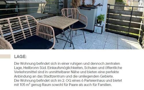 Foto - 3 Zimmer Maisonettenwohnung zur Miete in Heilbronn