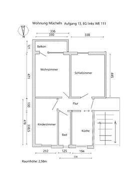 Foto - 3-Zimmer Wohnung mit Südbalkon, Küche & Stellplatz in Mücheln