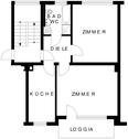 Foto - 2 Zimmer Etagenwohnung zur Miete in Hagen