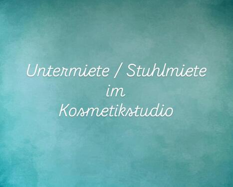 Foto - Praxisraum Nageltisch zur Untermiete