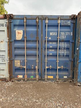 Foto - Überseecontainer als Lager für Handwerker oder andere