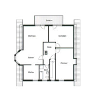 3 Zimmer-Dachgeschosswohnung in Mainhardt-Bubenorbis