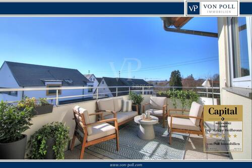 Foto - Großzügige 4-Zimmer-Wohnung mit Süd-Balkon, Kachelofen und Fußbodenheizung – voll möbliert