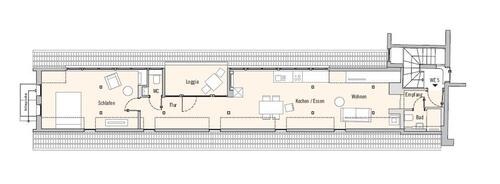 Foto - Moderne 2-Zimmer-Wohnung mit Loggia