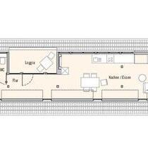 Moderne 2-Zimmer-Wohnung mit Loggia - Pegau