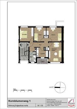Foto - Erdgeschoßwohnung in Bielefeld zur Miete