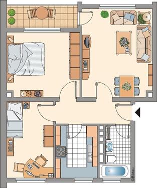Foto - Etagenwohnung in Gelsenkirchen zur Miete