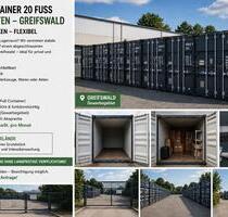20 Fuß Lagercontainer zu vermieten – sicher & flexibel Greifswald