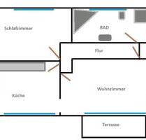2 Zimmerwohnung Nähe Oyter See Oyten Süd Ruhig