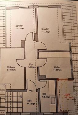 Foto - 3 Zimmer Etagenwohnung zur Miete in Rinteln