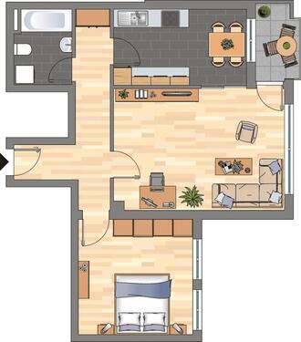 Foto - 2 Zimmer Etagenwohnung zur Miete in Worms