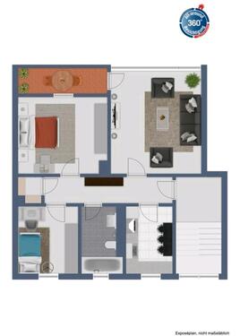 Foto - 3.5 Zimmer Etagenwohnung zur Miete in Munster