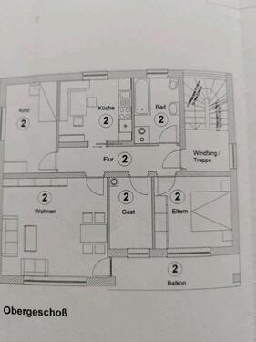 Foto - Etagenwohnung zur Miete in Dillingen an der Donau
