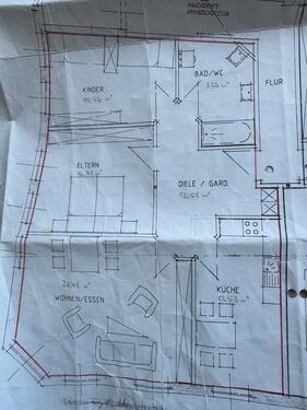 Foto - Helle 3-Zimmer-Wohnung mit 95qm in Bad Königshofen, mit Keller