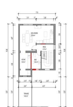 Foto - 4 Zimmer Maisonettenwohnung zur Miete in Neuwied