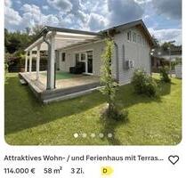 verkaufen ein Haus (Ferienhaus), auf einem Pachtgrundstück. - Steimel