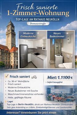 Foto - Frisch sanierte 1-Zimmer Wohnung 