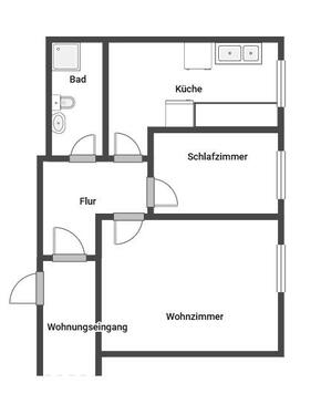 Foto - 2 Zimmer Etagenwohnung in Südliches Anhalt