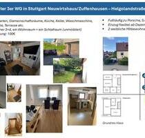 WG Zimmer in 3er WG - Stuttgart ZuffenhausenNeuwirtshaus - Magstadt