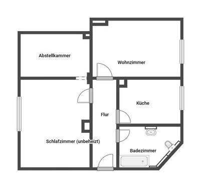 Foto - 1 Zimmer Dachgeschoßwohnung in Bochum