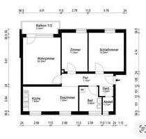 Kernsanierte 3-Zimmer Wohnung mit Balkon - Schwabmünchen