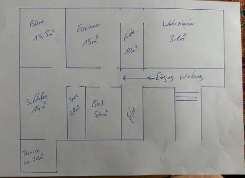 Foto - 4,5-Zimmer-Wohnung mit großer Terrasse in Hahnbach zu vermieten