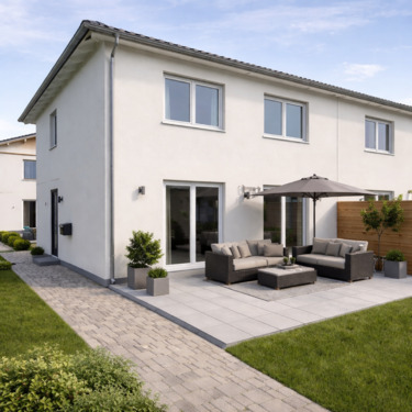 Foto - Neubau Doppelhaushälfte in 94330 Salching – Erstbezug (DHH)