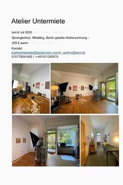 Foto - Sublet Atelier - Shared Work Space Berlin, Wedding