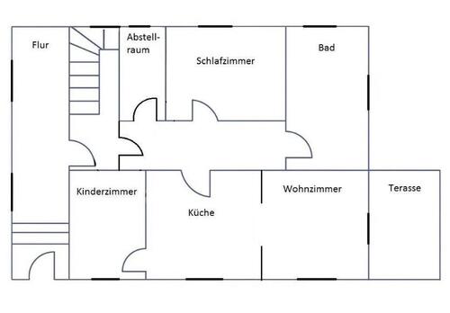 Foto - 3 Zimmer Erdgeschoßwohnung zur Miete in Luhe-Wildenau