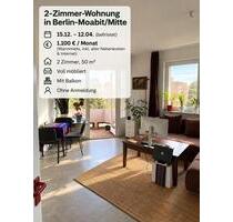 2-Zimmer-Wohnung in Berlin-MoabitMitte befristet