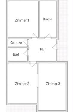 Foto - Etagenwohnung in Braunschweig zur Miete