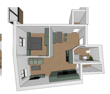 Foto - 2 Zimmer Etagenwohnung zur Miete in Furth im Wald
