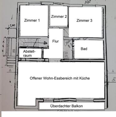 Foto - 4 Zimmer Dachgeschoßwohnung zur Miete in Kusel