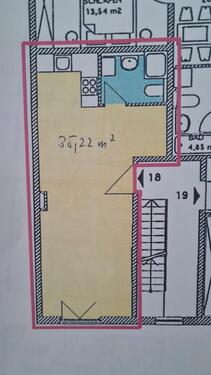 Foto - 1 Zimmer Etagenwohnung zur Miete in Berlin