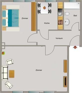 Foto - 2.5 Zimmer Etagenwohnung zur Miete in Neukirchen-Vluyn