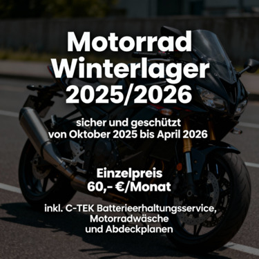 Foto - Winterlager Stellplatz Motorrad