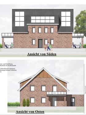 Foto - Neubau-Wohnung Erstbezug in 49688 Hemmelte – BalkonTerrasse & EB