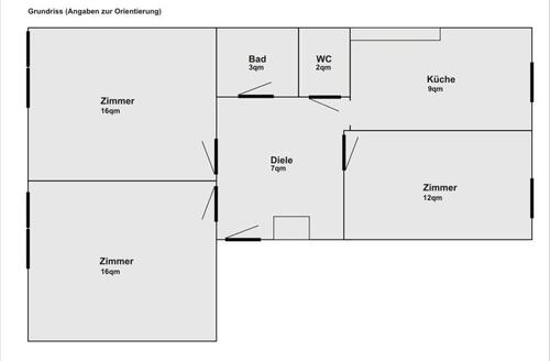 Foto - Zentrale 3-Zimmer-Wohnung in Aachen – ideal für WG