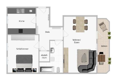 Foto - 2,5 Zimmer Wohnung ab 102025 in GaustadtBamberg zu vermieten