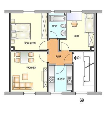 Foto - 3 Zimmer Etagenwohnung in Remscheid