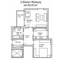 2-Zimmer-Wohnung in guter Lage zum Selbstbezug - Landshut Landshut-West