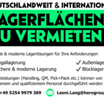Lagerflächen an 4 Standorten deutschlandweit zu vermieten! - Paderborn