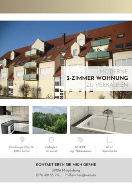 Foto - Moderne und sanierte 2-Raum Wohnung in ZerbstAnhalt