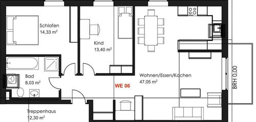 Foto - 3 Zimmer Dachgeschoßwohnung zur Miete in Gelnhausen