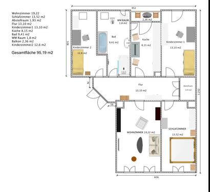 Foto - Etagenwohnung in Chemnitz