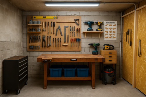 Foto - Werkraum Technikraum Lagerraum WC & Starkstrom