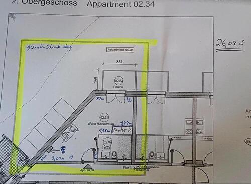 Foto - 1 Zimmer Etagenwohnung zur Miete in Bonn