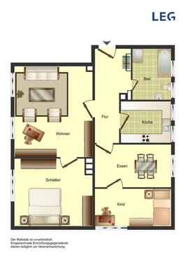 Foto - 4 Zimmer Etagenwohnung zur Miete in Beverungen